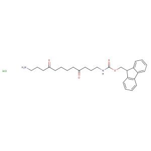 (9H-fluoren-9-yl)methyl (12-amino-4,9-dioxododecyl)carbamate hydrochloride