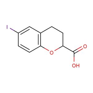 6-iodo-3,4-dihydro-2H-1-benzopyran-2-carboxylic acid