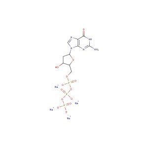 Deoxyguanosine triphosphate trisodium solution (100 mM)(Synonyms: dGTP trisodium solution (100 mM); 2'-Deoxyguanosine-5'-triphosphate trisodium solution (100 mM))