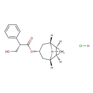 Scopolamine hydrochloride  (Synonyms: (-)-Scopolamine hydrochloride; Hyoscine hydrochloride)