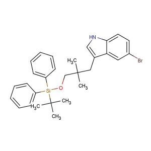 5-bromo-3-(3-((tert-butyldiphenylsilyl)oxy)-2,2-dimethylpropyl)-1H-indole