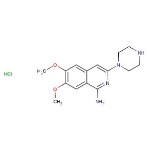 6,7-dimethoxy-3-(piperazin-1-yl)isoquinolin-1-amine hydrochloride