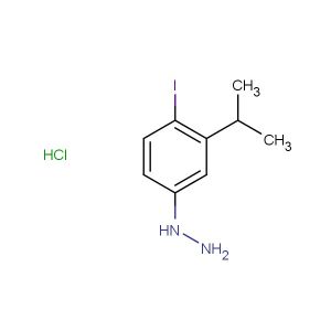 (4-iodo-3-isopropylphenyl)hydrazine hydrochloride