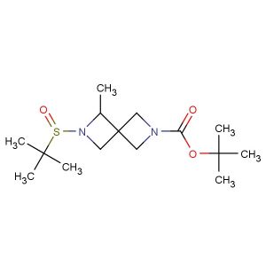 tert-butyl 6-(tert-butylsulfinyl)-5-methyl-2,6-diazaspiro[3.3]heptane-2-carboxylate