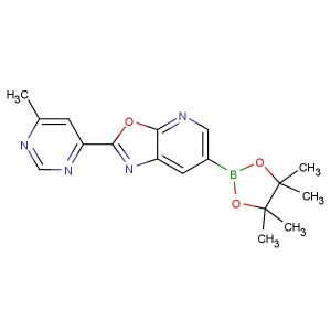 2-(6-methylpyrimidin-4-yl)-6-(4,4,5,5-tetramethyl-1,3,2-dioxaborolan-2-yl)oxazolo[5,4-b]pyridine