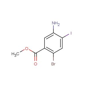methyl 5-amino-2-bromo-4-iodobenzoate