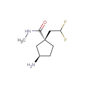 (1R,3R)-3-amino-1-(2,2-difluoroethyl)-N-methylcyclopentane-1-carboxamide