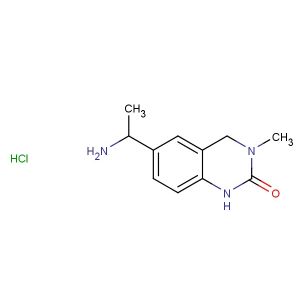 6-(1-aminoethyl)-3-methyl-1,2,3,4-tetrahydroquinazolin-2-one hydrochloride