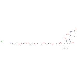 Pomalidomide-PEG6-NH2 hydrochloride
