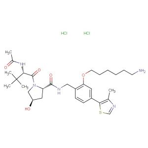 (S,R,S)-AHPC-phenol-alkylC6-amine dihydrochloride(Synonyms: VH032 phenol-alkylC6-amine dihydrochloride)