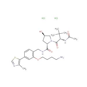(S,R,S)-AHPC-phenol-C4-NH2 dihydrochloride(Synonyms: VH032-phenol-C4-NH2 dihydrochloride)