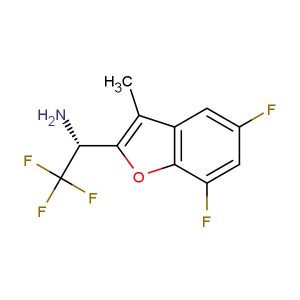 (R)-1-(5,7-difluoro-3-methylbenzofuran-2-yl)-2,2,2-trifluoroethan-1-amine