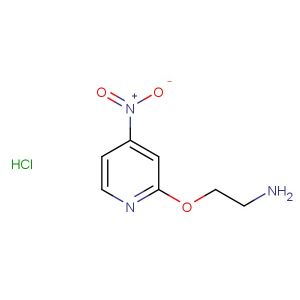 2-((4-nitropyridin-2-yl)oxy)ethan-1-amine hydrochloride