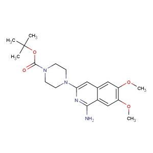 tert-butyl 4-(1-amino-6,7-dimethoxyisoquinolin-3-yl)piperazine-1-carboxylate