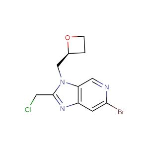 (S)-6-bromo-2-(chloromethyl)-3-(oxetan-2-ylmethyl)-3H-imidazo[4,5-c]pyridine