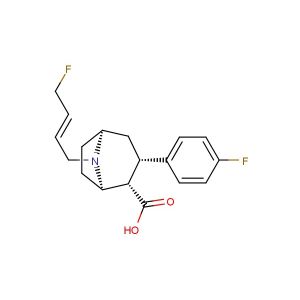 (1R,2S,3S,5S)-8-((E)-4-fluorobut-2-en-1-yl)-3-(4-fluorophenyl)-8-azabicyclo[3.2.1]octane-2-carboxylic acid