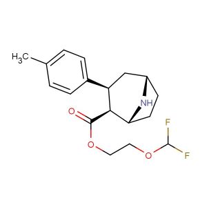 2-(difluoromethoxy)ethyl (1R,2S,3S,5S)-3-(p-tolyl)-8-azabicyclo[3.2.1]octane-2-carboxylate