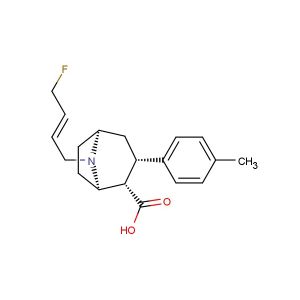 (1R,2S,3S,5S)-8-((E)-4-fluorobut-2-en-1-yl)-3-(p-tolyl)-8-azabicyclo[3.2.1]octane-2-carboxylic acid