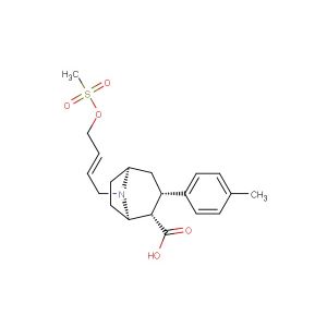 (1R,2S,3S,5S)-8-((E)-4-((methylsulfonyl)oxy)but-2-en-1-yl)-3-(p-tolyl)-8-azabicyclo[3.2.1]octane-2-carboxylic acid