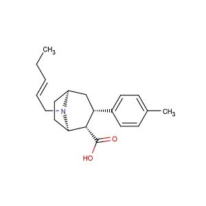 (1R,2S,3S,5S)-8-((E)-pent-2-en-1-yl)-3-(p-tolyl)-8-azabicyclo[3.2.1]octane-2-carboxylic acid