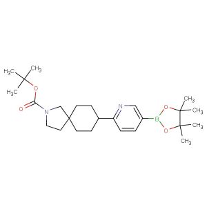 tert-butyl 8-(5-(4,4,5,5-tetramethyl-1,3,2-dioxaborolan-2-yl)pyridin-2-yl)-2-azaspiro[4.5]decane-2-carboxylate
