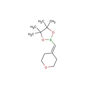 2-((dihydro-2H-pyran-4(3H)-ylidene)methyl)-4,4,5,5-tetramethyl-1,3,2-dioxaborolane