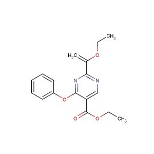 ethyl 2-(1-ethoxyvinyl)-4-phenoxypyrimidine-5-carboxylate