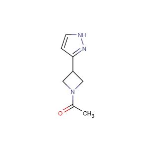 1-[3-(1H-pyrazol-3-yl)azetidin-1-yl]ethan-1-one