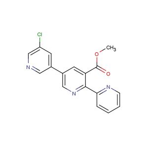 methyl 5''-chloro-[2,2':5',3''-terpyridine]-3'-carboxylate