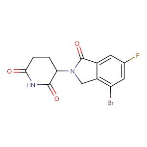 3-(4-bromo-6-fluoro-1-oxoisoindolin-2-yl)piperidine-2,6-dione