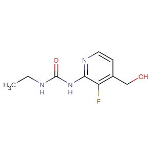 1-ethyl-3-(3-fluoro-4-(hydroxymethyl)pyridin-2-yl)urea