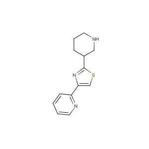 2-(piperidin-3-yl)-4-(pyridin-2-yl)thiazole