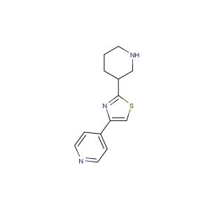 2-(piperidin-3-yl)-4-(pyridin-4-yl)thiazole