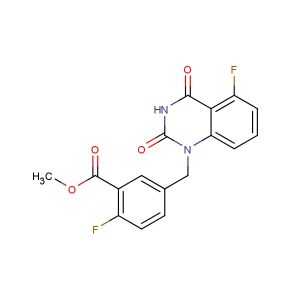 Methyl 2-fluoro-5-((5-fluoro-2,4-dioxo-3,4-dihydroquinazolin-1(2H)-yl)methyl)benzoate