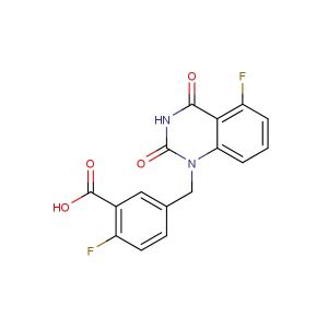 2-Fluoro-5-((5-fluoro-2,4-dioxo-3,4-dihydroquinazolin-1(2H)-yl)methyl)benzoic acid