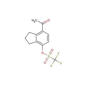 7-Acetyl-2,3-dihydro-1H-inden-4-yl trifluoromethanesulfonate