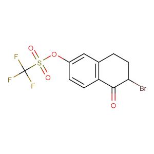 6-Bromo-5-oxo-5,6,7,8-tetrahydronaphthalen-2-yl trifluoromethanesulfonate