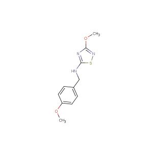 3-Methoxy-N-(4-methoxybenzyl)-1,2,4-thiadiazol-5-amine