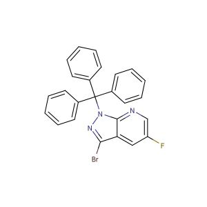 3-Bromo-5-fluoro-1-trityl-1H-pyrazolo[3,4-b]pyridine