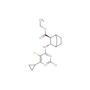 Ethyl (2S,3S)-3-((2-chloro-6-cyclopropyl-5-fluoropyrimidin-4-yl)amino)bicyclo[2.2.2]octane-2-carboxylate