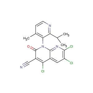 4,6,7-Trichloro-1-(2-isopropyl-4-methylpyridin-3-yl)-2-oxo-1,2-dihydro-1,8-naphthyridine-3-carbonitrile