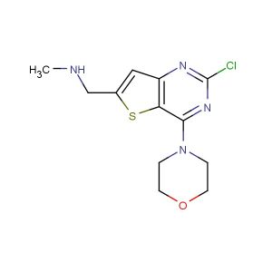 1-(2-Chloro-4-morpholinothieno[3,2-d]pyrimidin-6-yl)-N-methylmethanamine