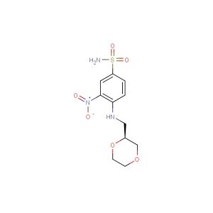 (S)-4-(((1,4-Dioxan-2-yl)methyl)amino)-3-nitrobenzenesulfonamide