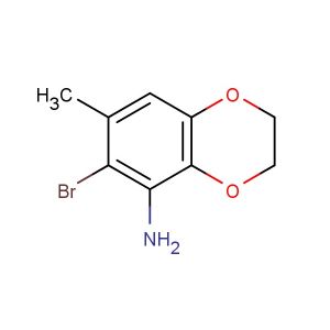 6-Bromo-7-methyl-2,3-dihydrobenzo[b][1,4]dioxin-5-amine