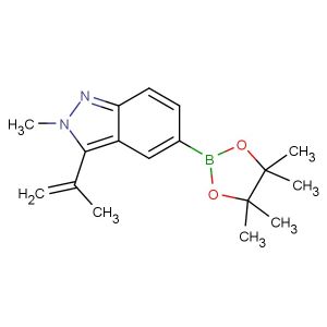 2-methyl-3-(prop-1-en-2-yl)-5-(4,4,5,5-tetramethyl-1,3,2-dioxaborolan-2-yl)-2H-indazole
