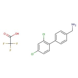 (2',4'-dichloro-[1,1'-biphenyl]-4-yl)methanamine 2,2,2-trifluoroacetic acid