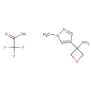 3-(1-methyl-1H-pyrazol-4-yl)oxetan-3-amine 2,2,2-trifluoroacetic acid