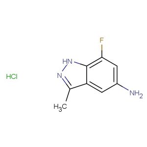 7-fluoro-3-methyl-1H-indazol-5-amine hydrochloride