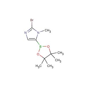 2-bromo-1-methyl-5-(4,4,5,5-tetramethyl-1,3,2-dioxaborolan-2-yl)-1H-imidazole