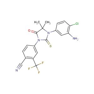 4-(3-(3-amino-4-chlorophenyl)-4,4-dimethyl-5-oxo-2-thioxoimidazolidin-1-yl)-2-(trifluoromethyl)benzonitrile